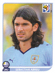 Sebastian Abreu Uruguay samolepka Panini World Cup 2010 #86